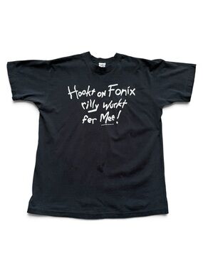 vintage FUNNY Hookt On Fonix single stitch tee